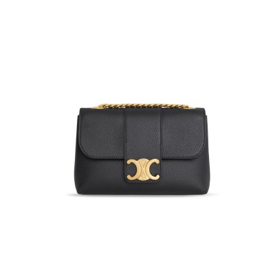 CELINE MEDIUM SHOULDER BAG IN VICTOIRE SOFT COWHIDE 115853FDU.38NO (25*15*8cm)